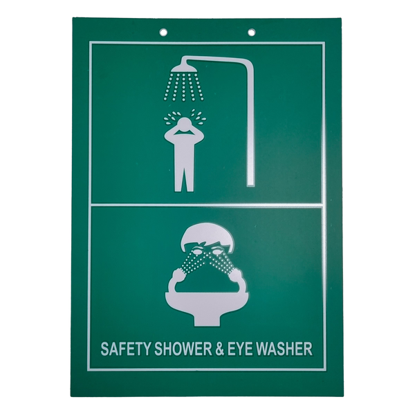 MAXISAFE-EWS997 Maxisafe-Ews997: Instruction Sign (Safety Shower & Eyewasher)