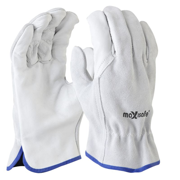 Maxisafe-Gps191-11: Maxisafe Natural Split Back Leather Rigger Glove - Xlarge