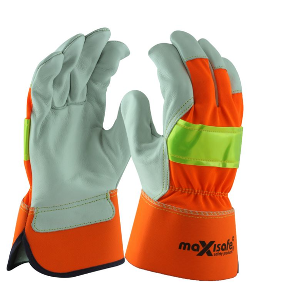 Maxisafe-Grr176-11: Maxisafe Reflective Safety Rigger With Safety Cuff - Xlarge