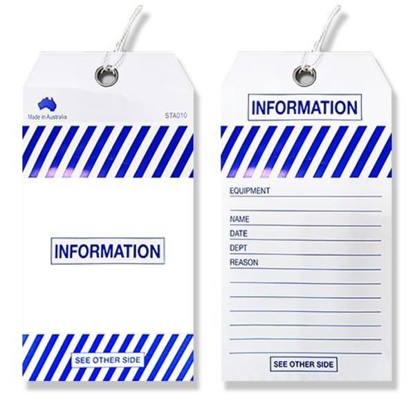 MAXISAFE-SDT102 Maxisafe-Sdt102: Safety Tag ‘Information’ – Pk 100