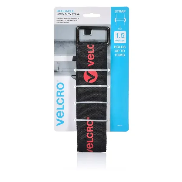 VELCRO - Velcro Tie Down Strap Heavy Duty 50Mm X 1.5M - (VEL21115)