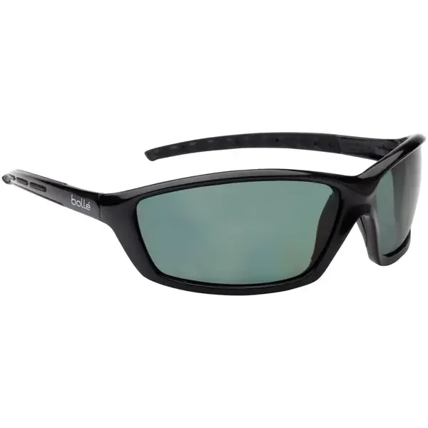 BOLLE Prowler Gloss Black Frame (Green) Polarised Lens – Soft Drawstring Pouch – 1626405 BOLLE Prowler Gloss Black Frame (Green) Polarised Lens Soft Drawstring Pouch 1626405