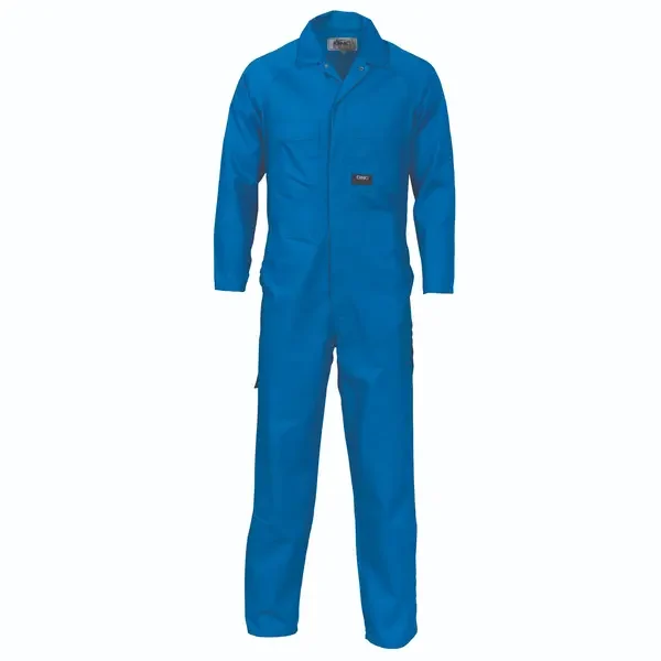 DNC WORKWEAR-31022802132: Polyester Cotton Coveralls Medium Blue 132S