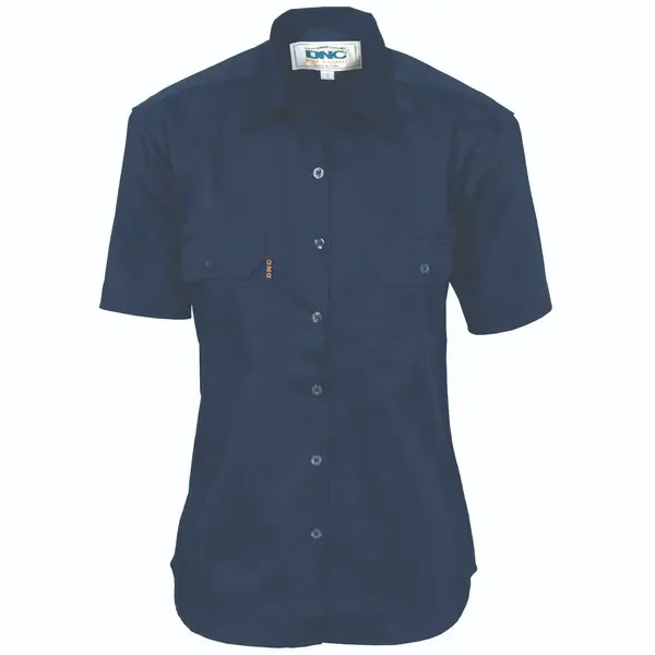DNC WORKWEAR-323120024: Ladies Drill Shirt