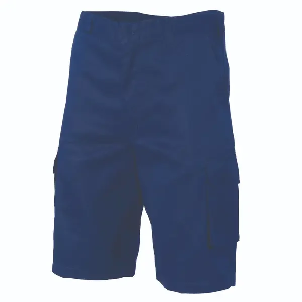 DNC WORKWEAR-33042001132: Lightweight Cargo Shorts Navy 132R