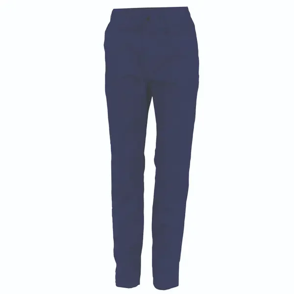DNC WORKWEAR-332120024: Ladies Cotton Drill Trousers Navy 24