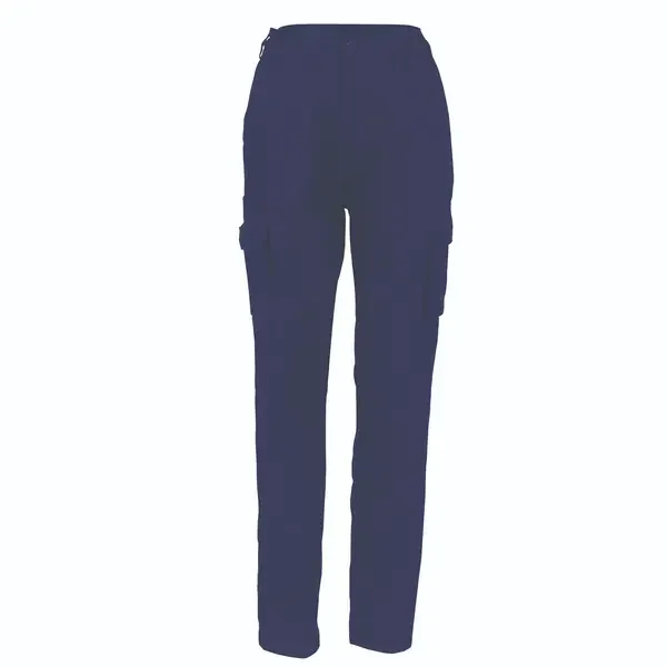 DNC WORKWEAR-332220024: Ladies Drill Cargo Pants Navy 24