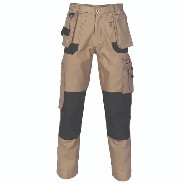 DNC WORKWEAR-33373202132: Cotton duck weave cargo pants P Desert Sand 132S