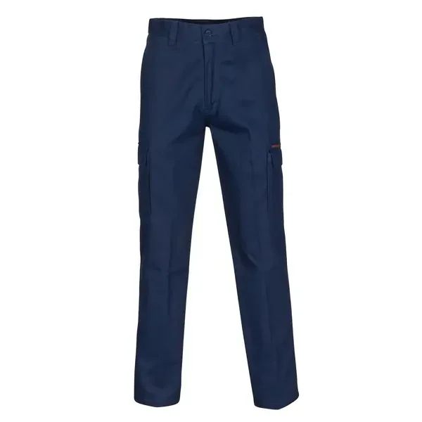 DNC WORKWEAR-33592002132: M/W Double Slant Cargo Pants Navy 132S