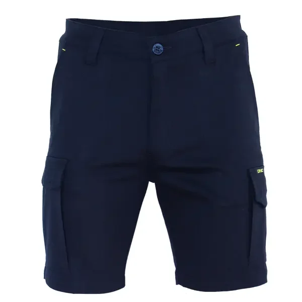 DNC WORKWEAR-33642001132: SlimFlex Cargo Shorts Navy 132R