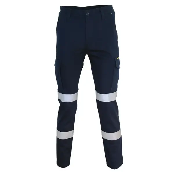 DNC WORKWEAR-33672002132: SlimFlex BioMTaped Cargo Pants Navy 132S