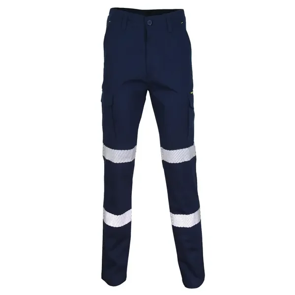 DNC WORKWEAR-33692002132: SlimFlex BioMoSegment Taped Cargo Pants Navy 132S