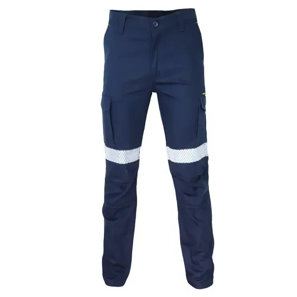 DNC WORKWEAR-33712002132: SlimFlex Segment T Cargo Pants Navy 132S