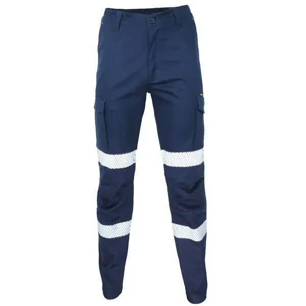 DNC WORKWEAR-33722002132: SlimFlex BioSegmt T Cargo Pants Navy 132S