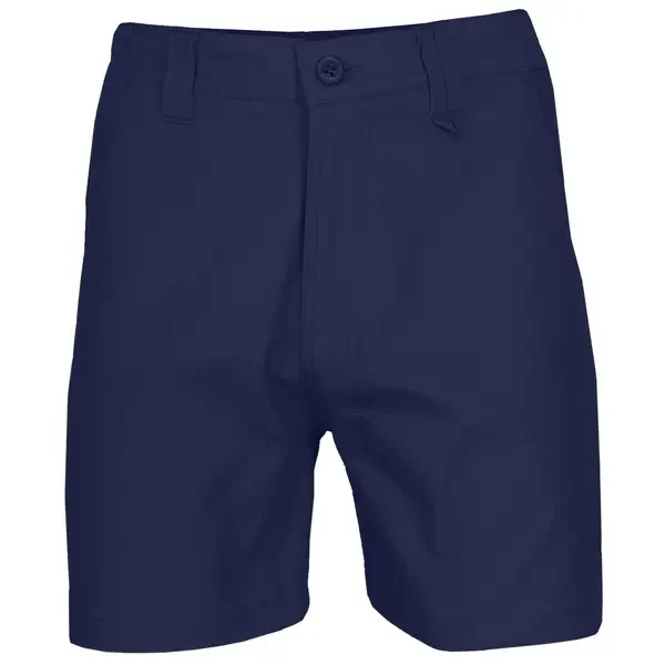DNC WORKWEAR-33742001132: SlimFlex Tradie Shorts Navy 132R