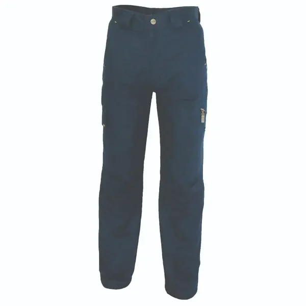 DNC WORKWEAR-33842002132: RipStop Tradies Cargo Pants Navy 132S