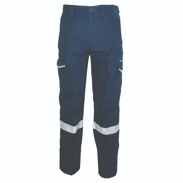 DNC WORKWEAR-33862002132: RipStop Taped Cargo Pants CSR Navy 132S