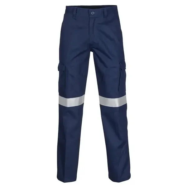DNC WORKWEAR-34192003094: Flame Retardant Cargo Pants Comes With Flame Retardant Tape Navy 94L