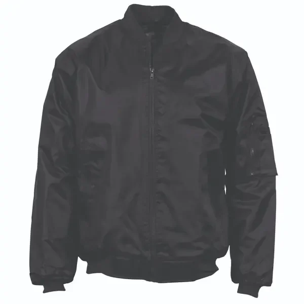 DNC WORKWEAR-360510071: Flying Jacket with Nylon Zip Black 6XL