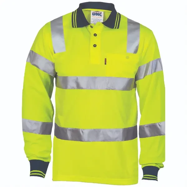 DNC WORKWEAR-371335071: HiVis Biomotion Polo CSR