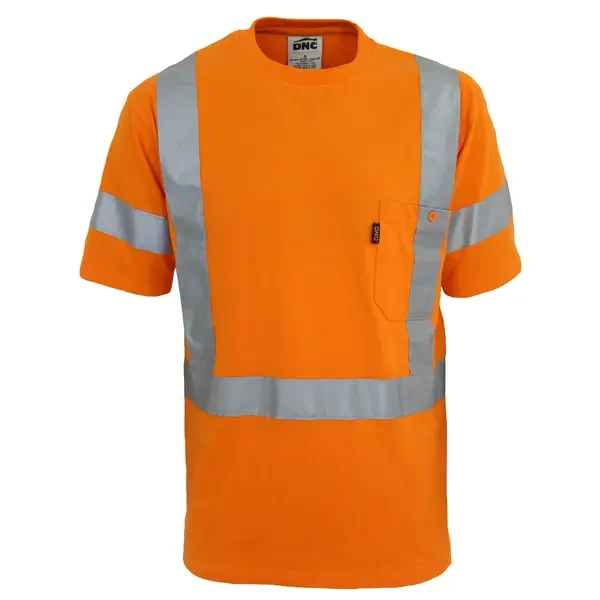 DNC WORKWEAR-391745071 DNC WORKWEAR-391745071: HiVis cotton taped Tee