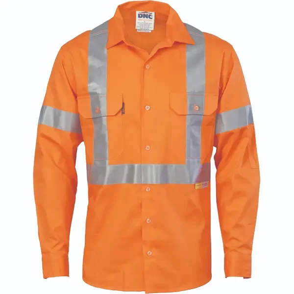 DNC WORKWEAR-394645070: HiVis D/N Cl-Brz X bk shirt