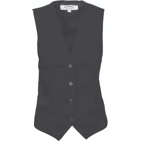 DNC WORKWEAR-430210067: Ladies Waiters Vest Black 2XL