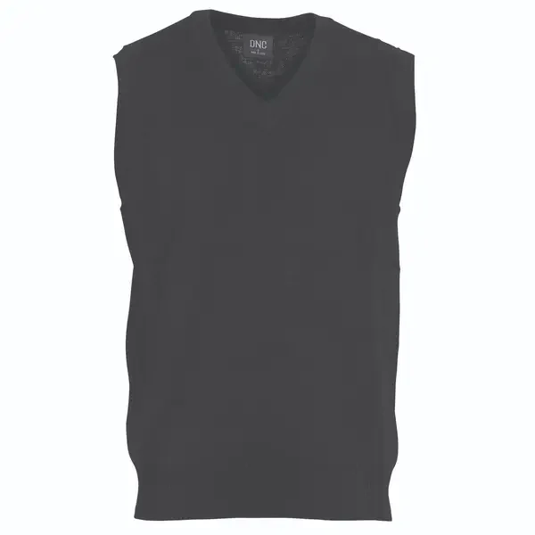 DNC WORKWEAR-431110067: Wool Blend Knit Vest Black 2XL