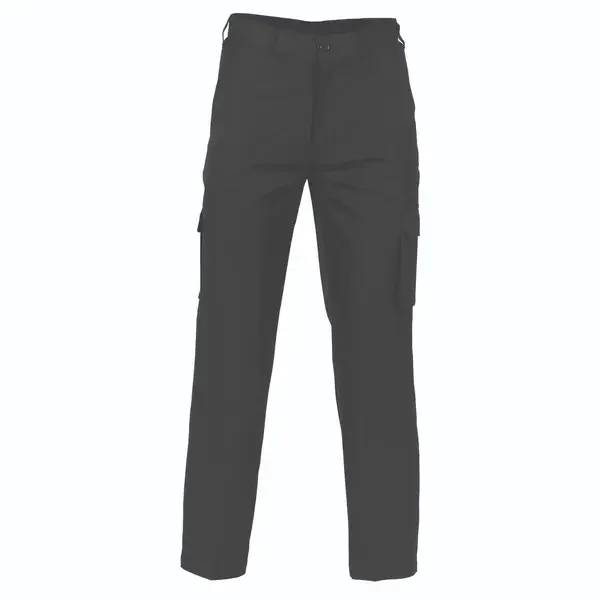DNC WORKWEAR-45041002132: Permanent Press Cargo Pants Black 132S