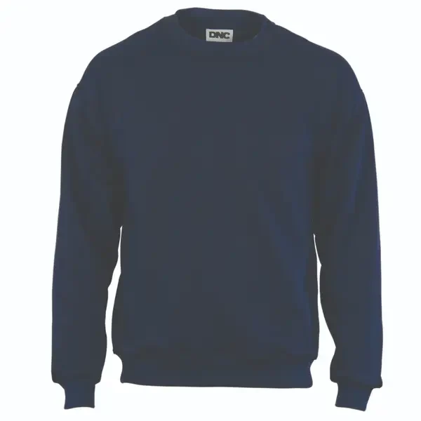 DNC WORKWEAR-530220070: Crew Neck Sloppy Joes Navy 5XL