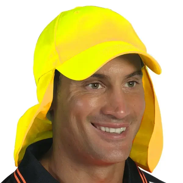 DNC WORKWEAR-H023: HiVis Cap with Flap