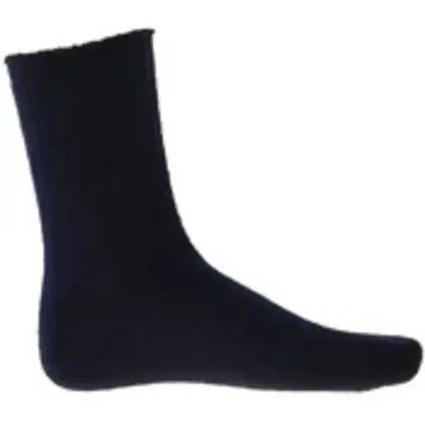 DNC WORKWEAR-S1252006-11: Cotton 3 Pack Socks Navy 6-11