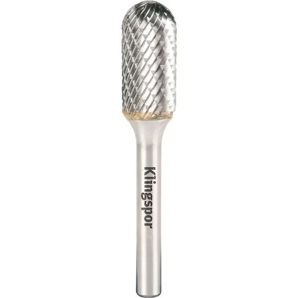 KLINGSPOR-310275: The HF 100 C with its cylindrical burr with ball end is ideal for surfaces